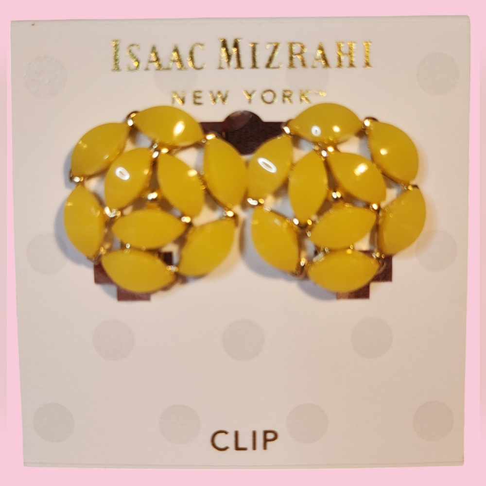Isaac Mizrahi Clip Earrings